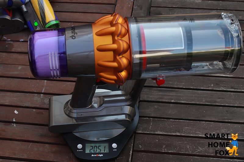 Der V15 auf der Waage